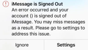 Disconnected Messaging: A Guide to Fixing iMessage is signed out error